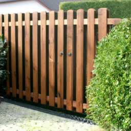 Portillon en Bois Rustique pour un Accueil Chaleureux Yerres